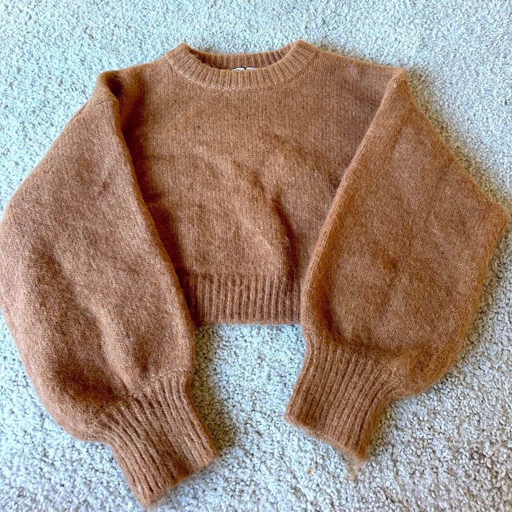 CAMEL SWEATER ZARA SIZE M